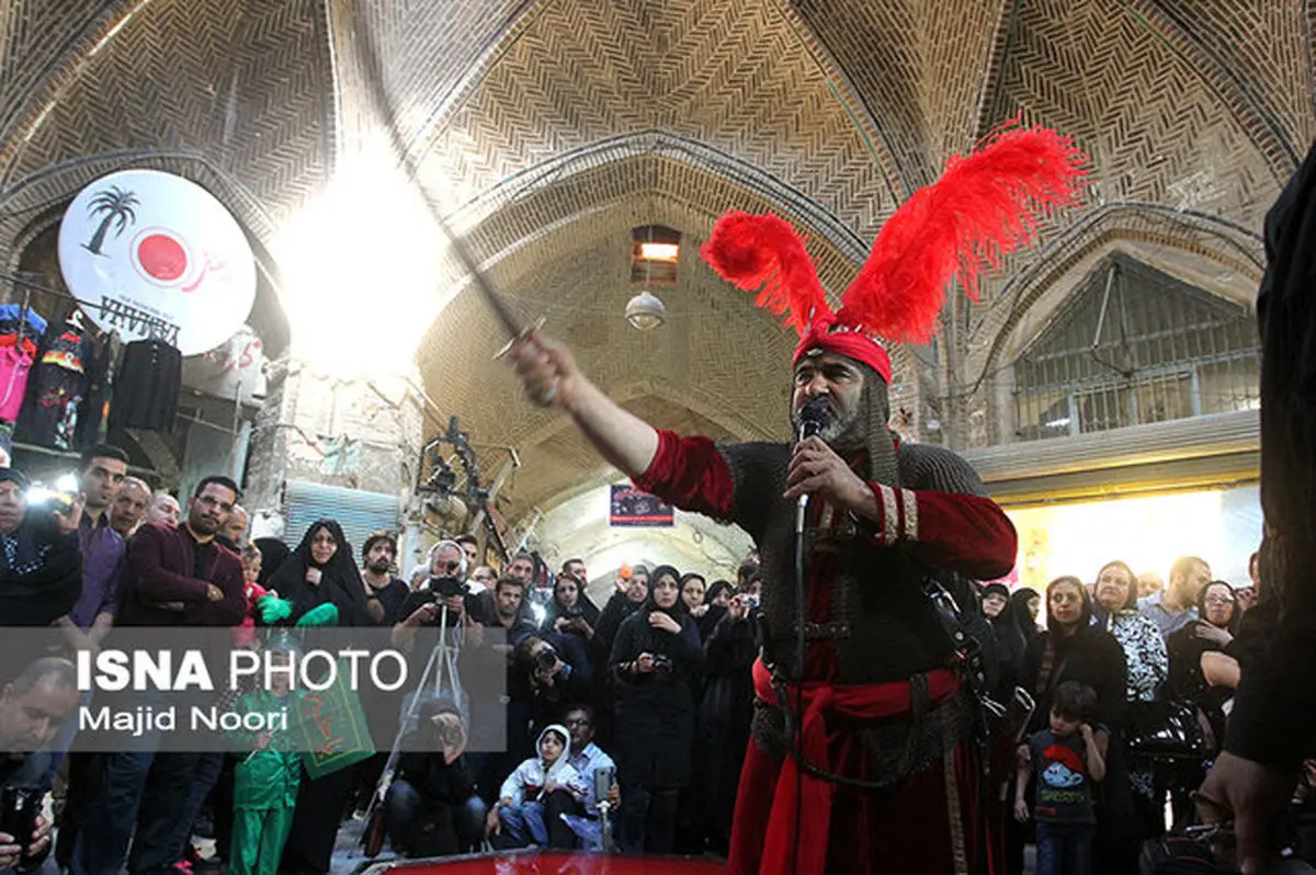 علت انتخاب بازار اراک به عنوان محل اجرای تعزیه چیست؟