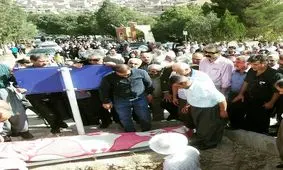 تشییع پیکر هنرمند موسیقی فولکلور کوردی در مهاباد