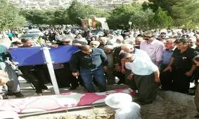 تشییع پیکر هنرمند موسیقی فولکلور کوردی در مهاباد