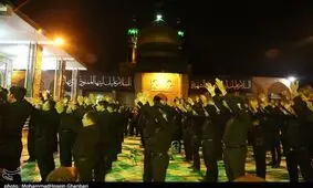 عزاداری کرمانی‌ها در شب هشتم محرم به روایت تصویر