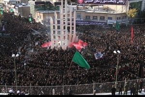 دسته بزرگ عزاداری حسینیه اعظم زنجان به روایت تصویر