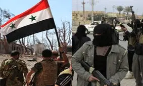 از انهدام مقر عناصر تروریستی توسط ارتش سوریه تا هلاکت تک‌تیراندازان داعش+نقشه میدانی