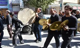 عزاداری هیئت حسینیه جولان در شب‌های محرم