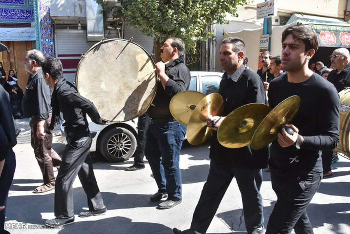 عزاداری هیئت حسینیه جولان در شب‌های محرم