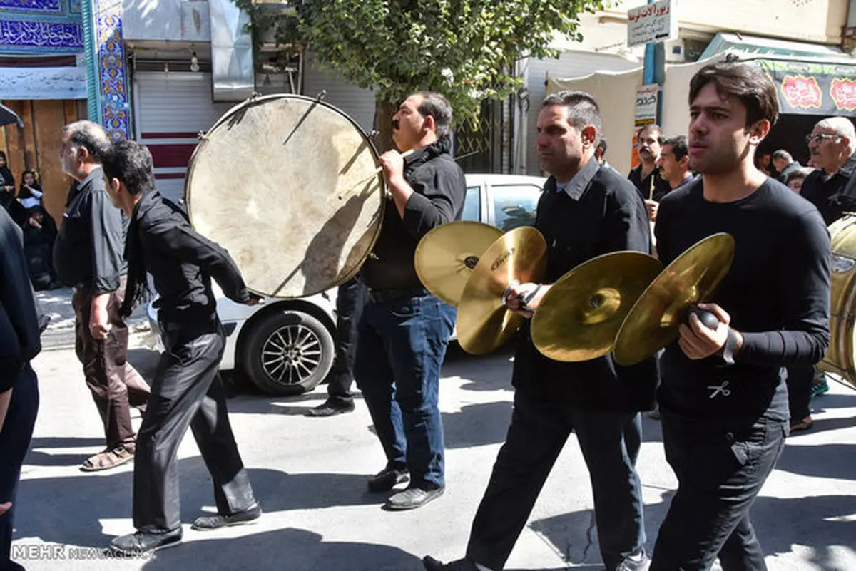 عزاداری هیئت حسینیه جولان در شب‌های محرم