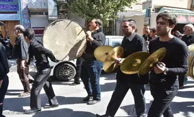 عزاداری هیئت حسینیه جولان در شب‌های محرم