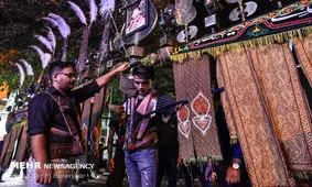 حرم مطهر حضرت شاهچراغ(ع) میزبان عزاداران تاسوعای حسینی شد