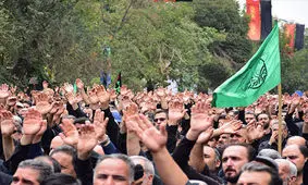 تاسوعای حسینی با شکوه خاصی در تاکستان برگزار شد