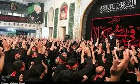 مراسم روز تاسوعا در هیئت ابوالفضلی دهنو+تصاویر