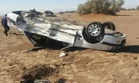فوت ۳ نفر بر اثر واژگونی خودرو در آزادراه کرج