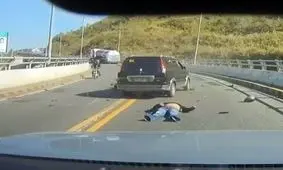 مرگ هولناک موتورسوار به خاطر سبقت غیرمجاز