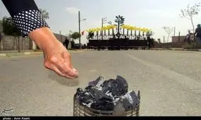 آئین تاریخی سوگواری تاسوعای حسینی در روستای محمود‌آباد سمنان به‌روایت تصویر‌