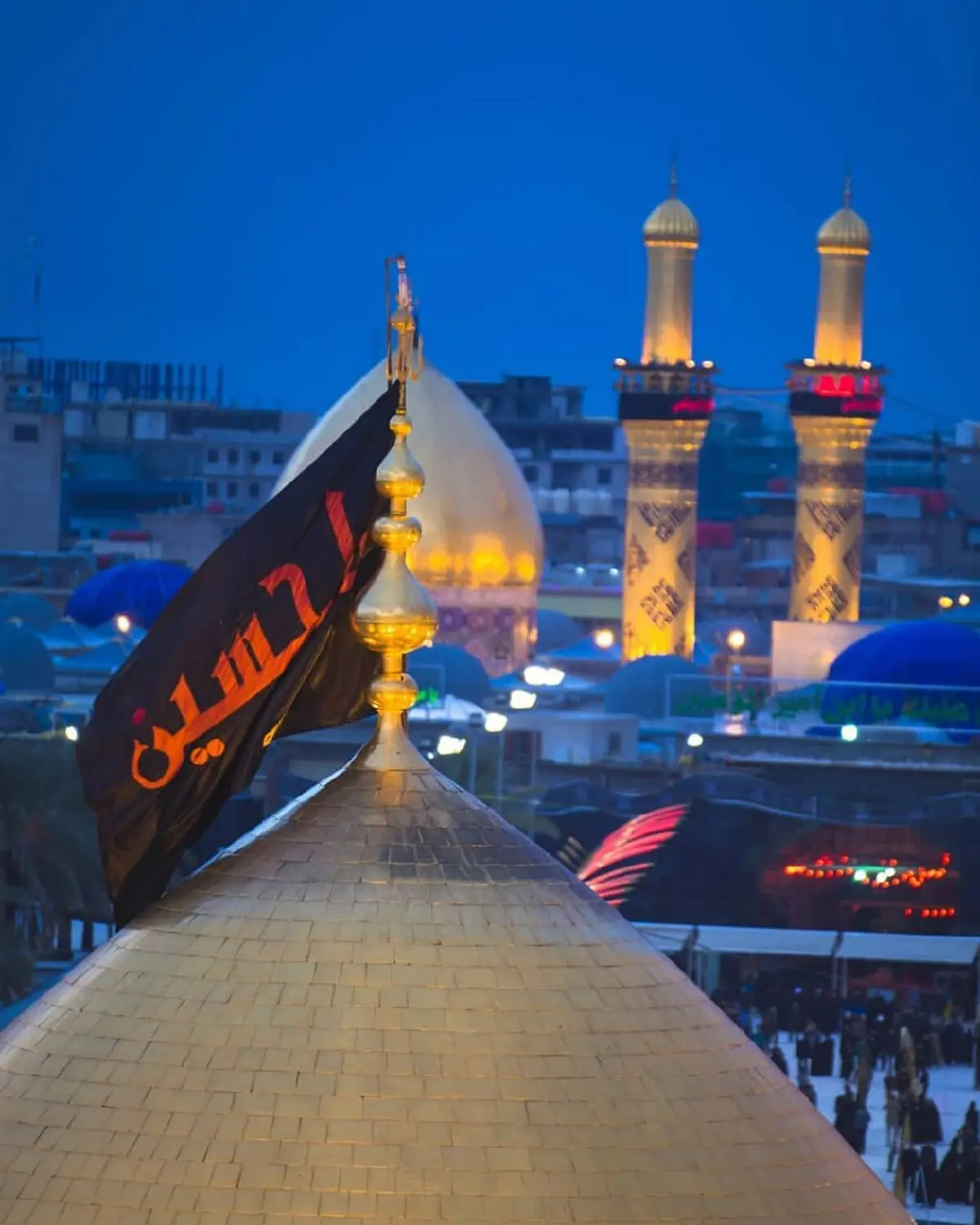 مراسم عزاداری شب عاشورا در کربلا