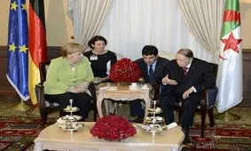 دیدار صدراعظم آلمان با رهبران الجزایر