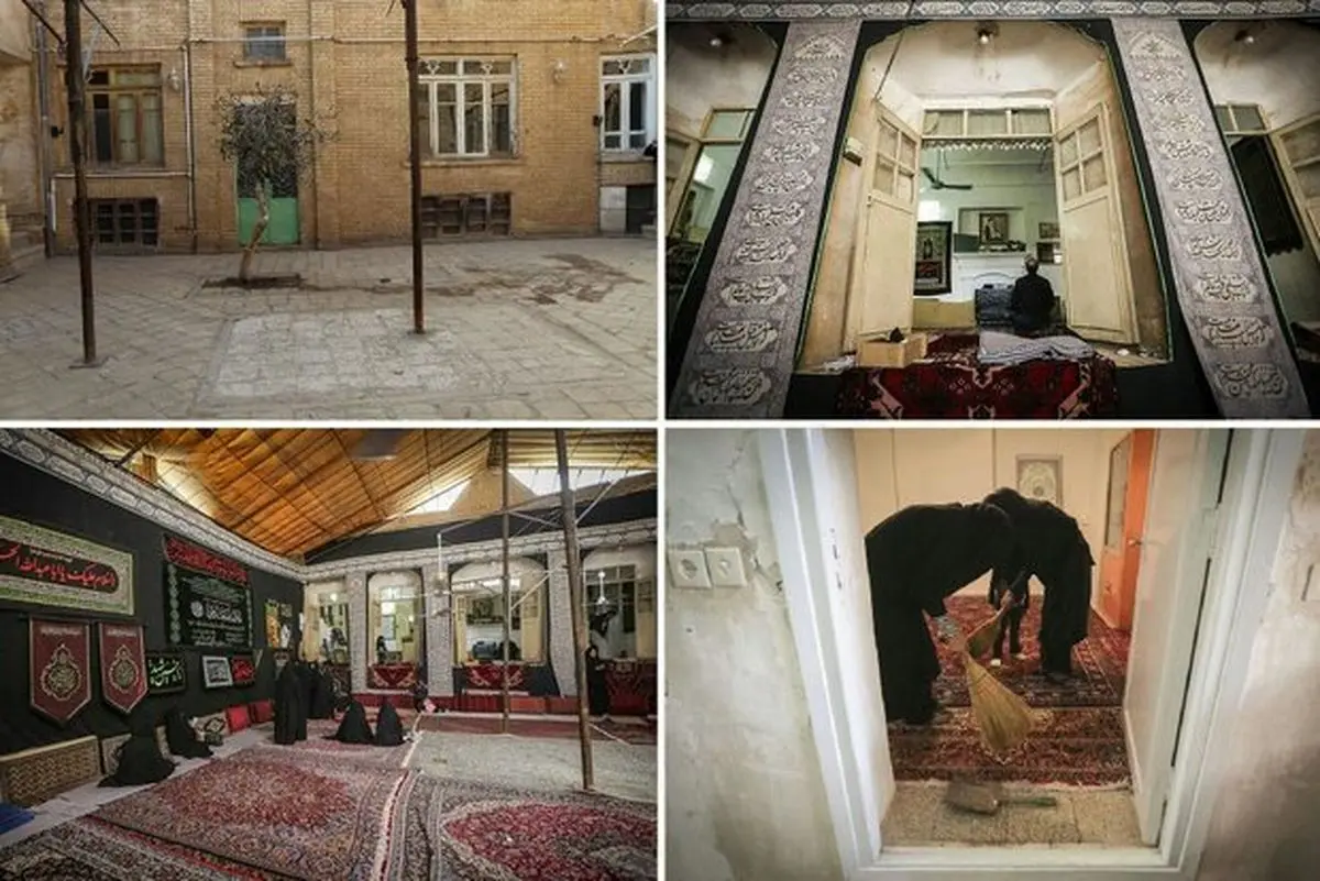 اینجا در و دیوار هم گریه می‌کنند/ روضه‌خوانی به سبک قدیم در قم