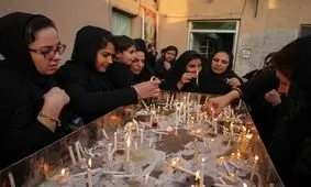 آئین سنتی"هفت منبر" شامگاه تاسوعا در بیرجند برگزار شد