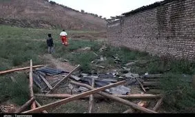 طوفان در گلستان ۱۰ مصدوم و یک فوتی همراه داشت+تصاویر