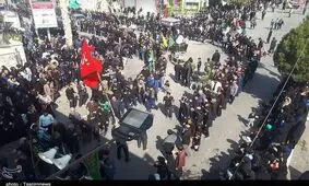 شور و شعور حسینی مردم کهگیلویه و بویراحمد در روز عاشورای حسینی به‌روایت تصویر