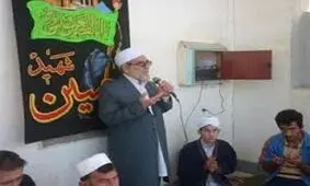 اهل تسنن مهاباد مراسم عزاداری حسینی را همراهی کردند