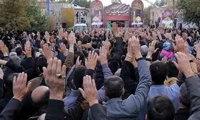 تجمع بزرگ عزاداران عاشورایی در میاندوآب برگزار شد