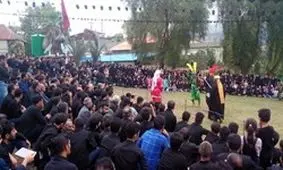 برگزاری مراسم تعزیه‌خوانی در روستای خالخیل چهاردانگه ساری + تصاویر