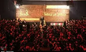 عزاداران حسینی میزبان یک شهید گمنام شدند+تصاویر
