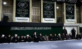 عزاداری شام غریبان سید‌الشهدا (ع) در حضور رهبر معظم انقلاب