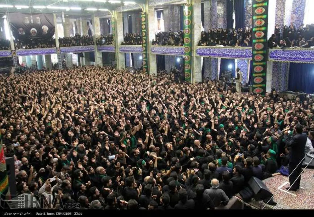 آرزوی سلامتی برای استاد شجریان و نوای مرغ سحر در هیات بعثت یزد