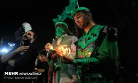 اجرای تعزیه شام غریبان در خانه تاریخی وقفی