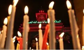 شام غریبان شهدای کربلا در بین‌الحرمین + عکس