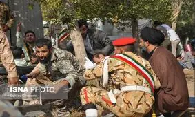 تصاویری جدید از حمله تروریستی به رژه نیروهای مسلح در اهواز