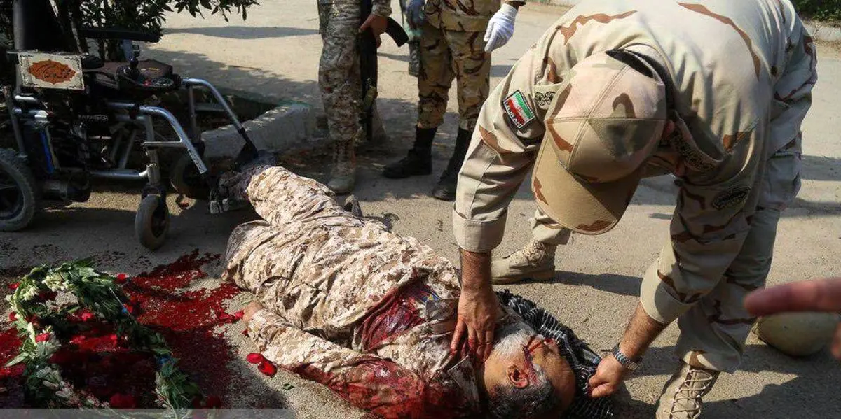 شهادت حاج حسین منجزی جانباز 75 درصد جنگ تحمیلی در حادثه تروریستی اهواز + تصویر