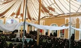 عزاداری مردم کرمان در خانه تاریخی سید خوشرو