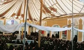 عزاداری مردم کرمان در خانه تاریخی سید خوشرو