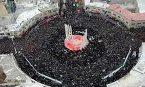 طنین «یا زینب» در آسمان زنجان