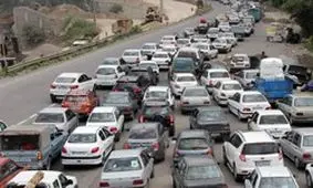 ترافیک در محورهای مواصلاتی قزوین سنگین است