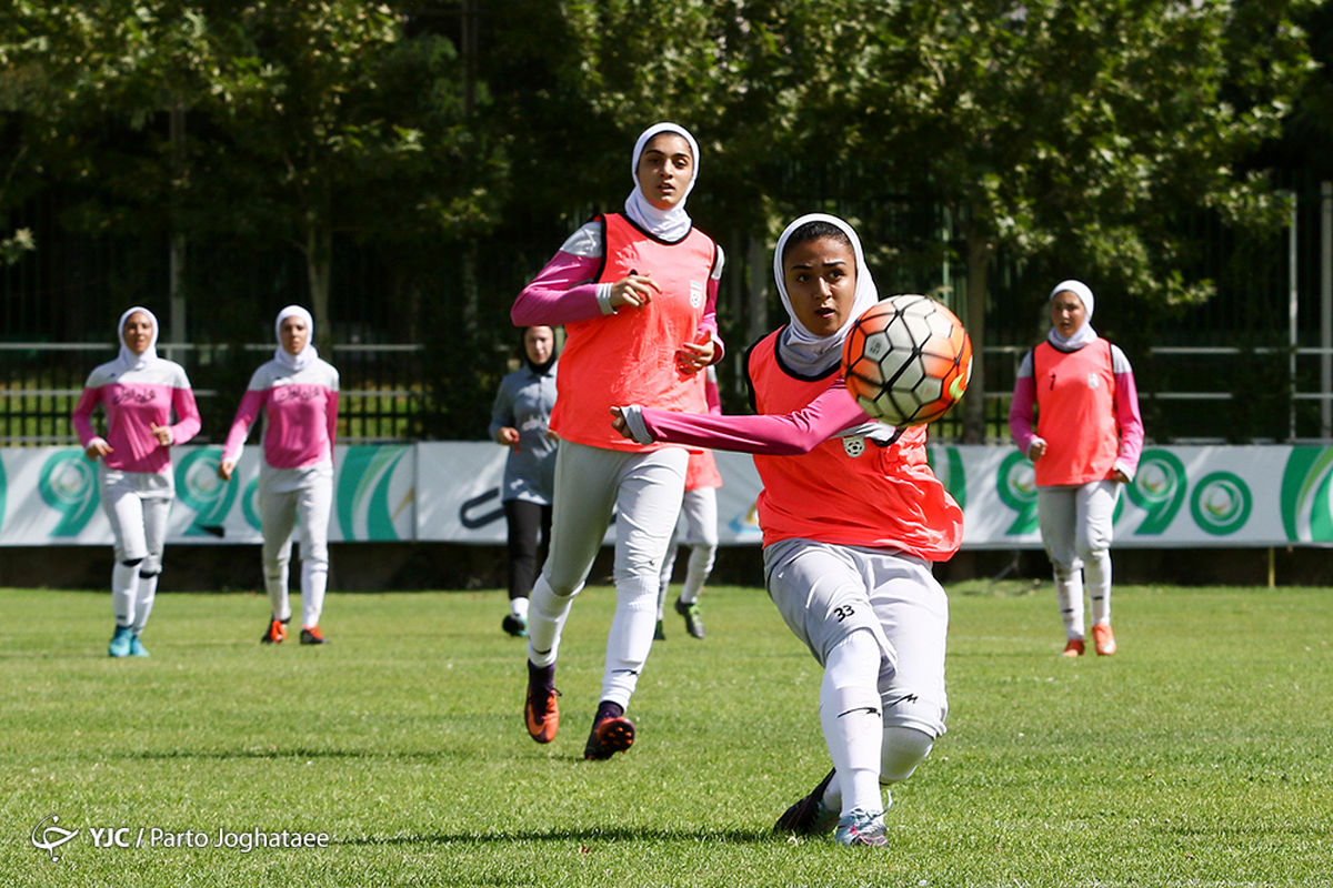 پیروزی تیم ملی فوتبال دختران ایران مقابل اردن