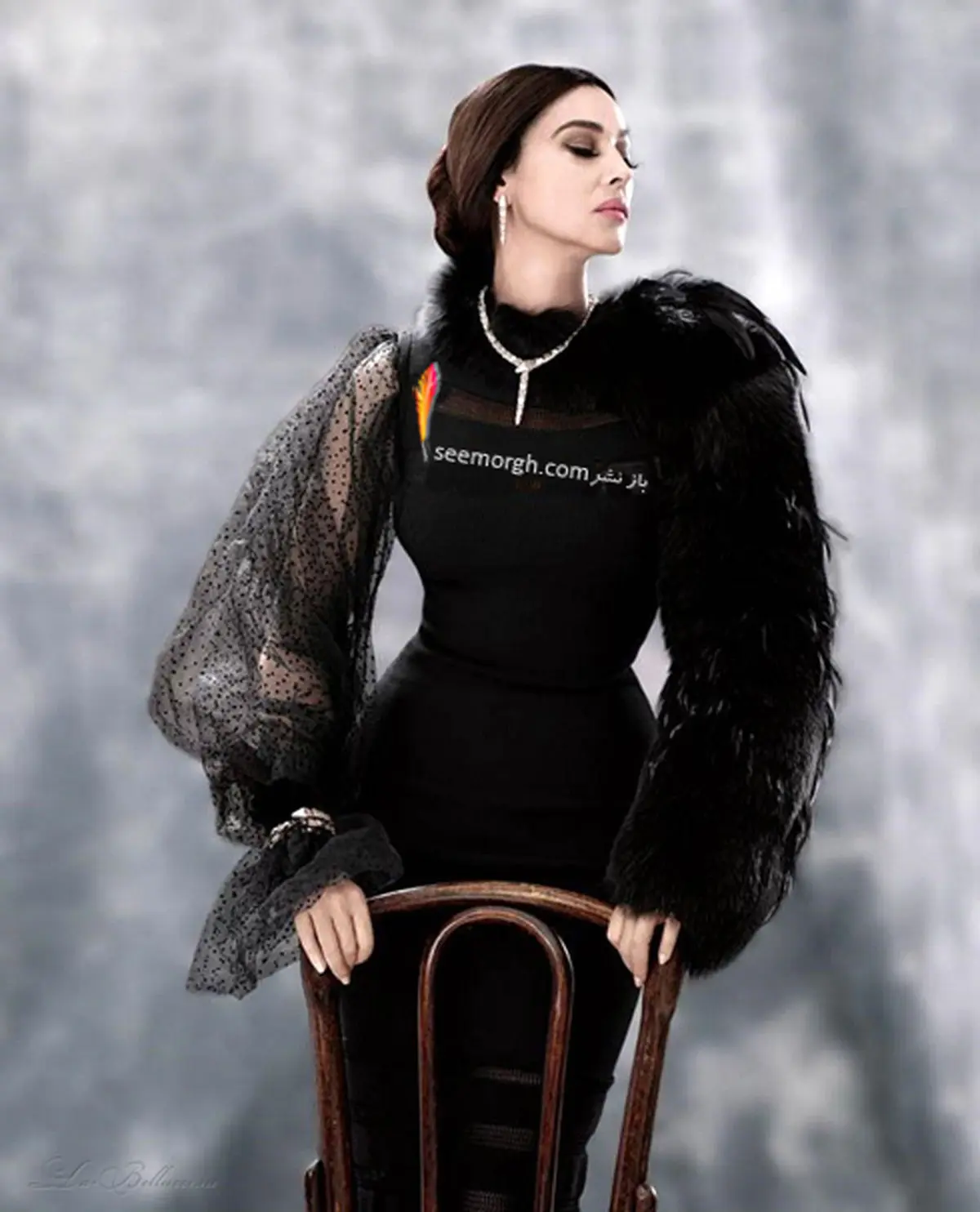 جدیدترین عکس های مونیکا بلوچی روی یک مجله مد آمریکایی