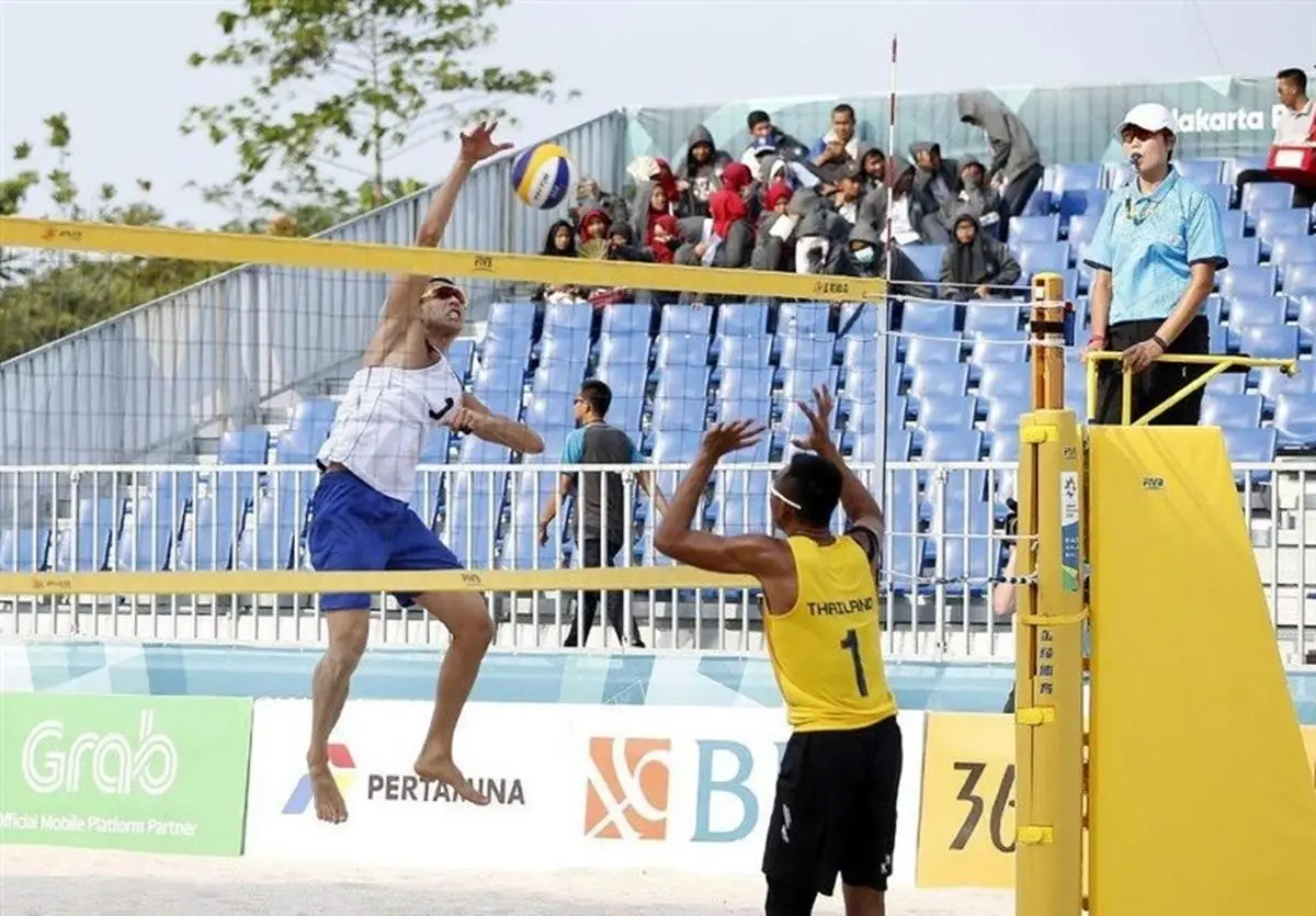 والیبال ساحلی قهرمانی آسیا؛ پیروزی تیم‌های ایران در گام نخست