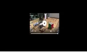 این مکعب روبیک به طور خودکار حل می شود