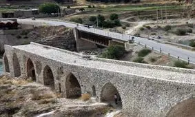 خسارت جزئی به پل تاریخی پاتاوه/ عملیات ترمیم انجام شد