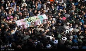 نماهنگ شکوه حضور مردم در تشییع پرشور شهدای حادثه تروریستی اهواز+فیلم