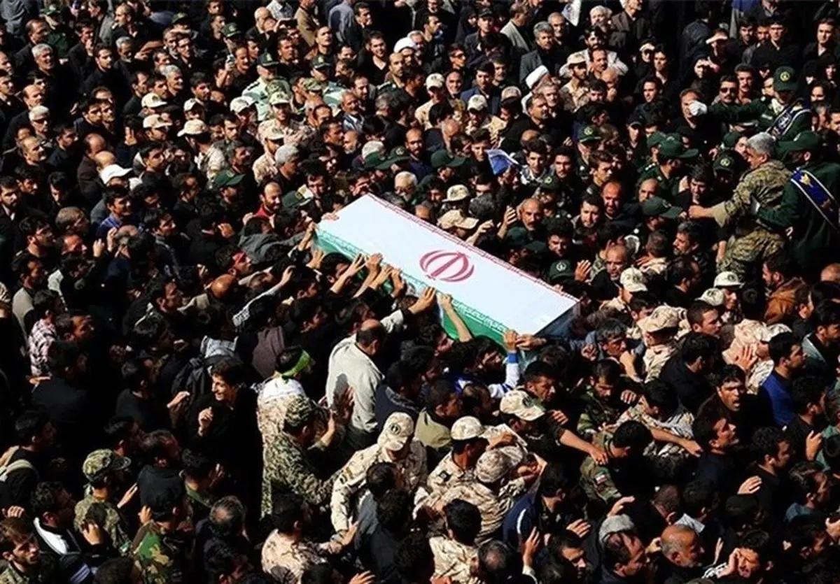 تشییع باشکوه شهید حادثه تروریستی اهواز در سبزوار+فیلم