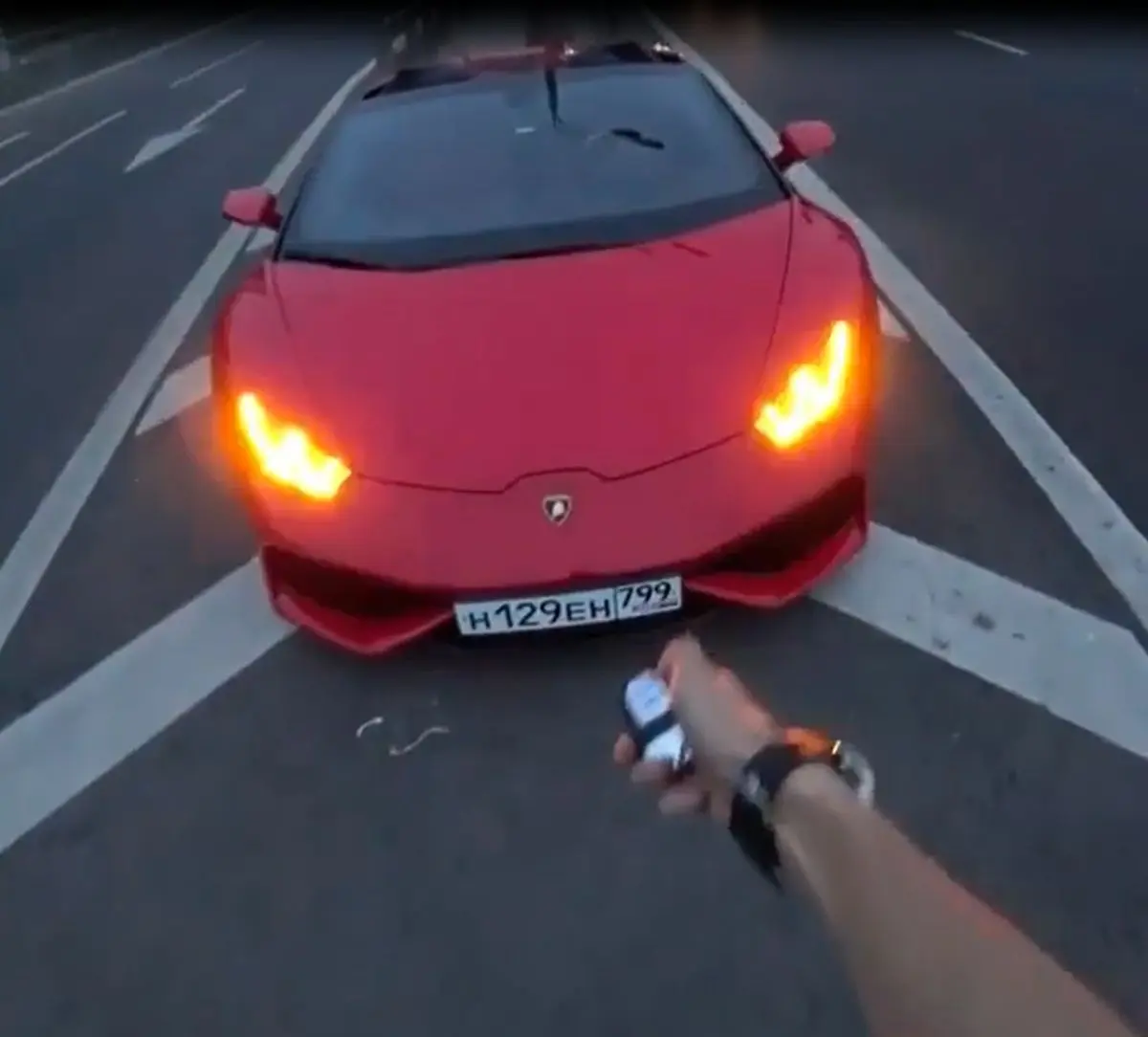 تست لامبورگینی هوراکان