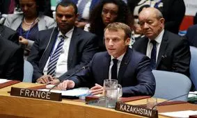 مکرون: هدف ما این است که ایران هرگز به سلاح هسته ای دست پیدا نکند