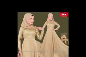مدل لباس مجلسی طرح حجاب