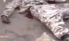 لحظه تماس مرموز با موبایل جسد عامل حمله تروریستی اهواز + فیلم