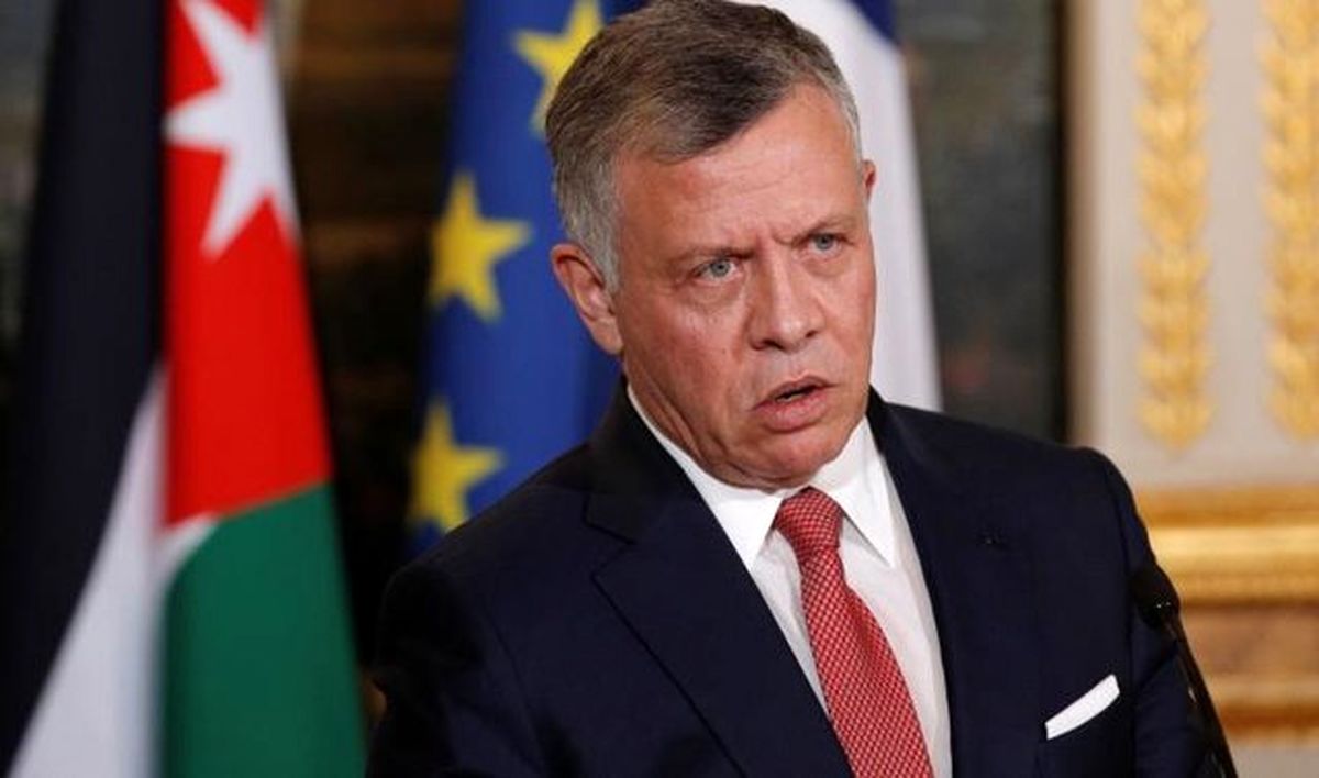 پادشاه اردن: راه حل یک کشوری به جای دو کشوری فاجعه‌بار است