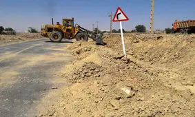 عملیات اجرایی حذف نقطه پرحادثه راه خمین - شازند کلید خورد