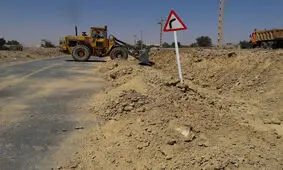 عملیات اجرایی حذف نقطه پرحادثه راه خمین - شازند کلید خورد